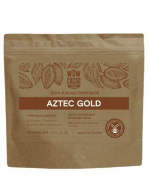 100% Какао Wow Cacao Aztec Gold 250г