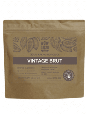 100% Какао Wow Cacao Vintage Brut 250г