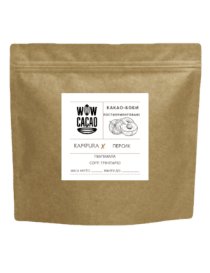 Какао-Боби Обсмажені True Bean Гватемала Кампура х Персик 250г